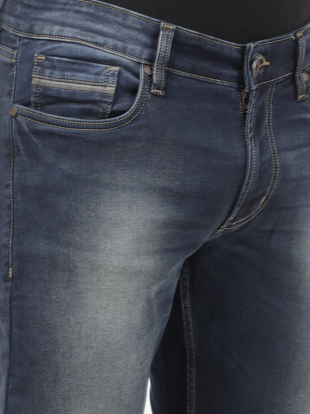 Numero Uno Men Solid Blue Jeans